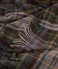 Prince of Scots Highland Tweeds New Wool Fluffy Throw - Antique Dress Gordon - Thumbnail 3