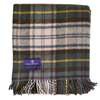 Prince of Scots Highland Tweeds New Wool Fluffy Throw - Antique Dress Gordon - Thumbnail 5