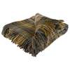 Prince of Scots Highland Tweeds Pure New Wool Fluffy Throw Blanket - Natural Buchanan - Thumbnail 2