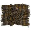 Prince of Scots Highland Tweeds Pure New Wool Fluffy Throw Blanket - Natural Buchanan - Thumbnail 5