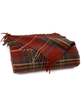 Prince of Scots Highland Tweeds Pure New Wool Fluffy Throw - Antique Royal Stewart - Thumbnail 2