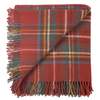 Prince of Scots Highland Tweeds Pure New Wool Fluffy Throw - Antique Royal Stewart - Thumbnail 5