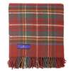 Prince of Scots Highland Tweeds Pure New Wool Fluffy Throw - Antique Royal Stewart - Thumbnail 7