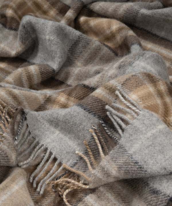Prince of Scots Highland Tweeds McKellar Throw Blanket