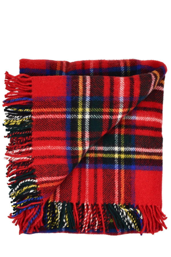 Prince of Scots Highland Tweeds Pure New Wool Fluffy Throw
