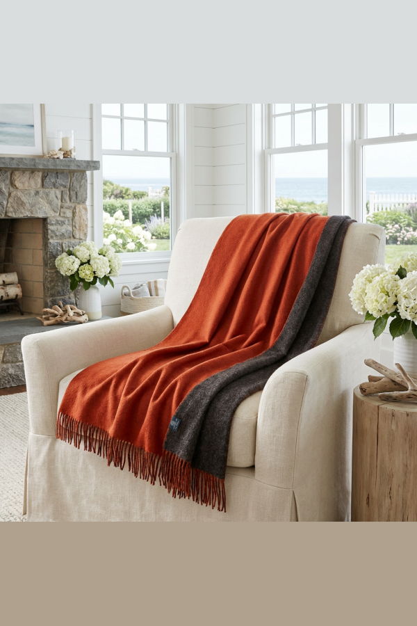 Prince of Scots Highland Tweeds Reversible Double Cloth Throw