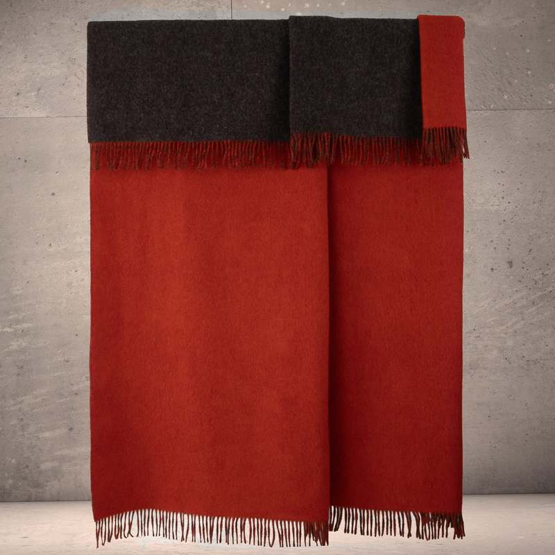 Prince of Scots Highland Tweeds Reversible Double Cloth Throw