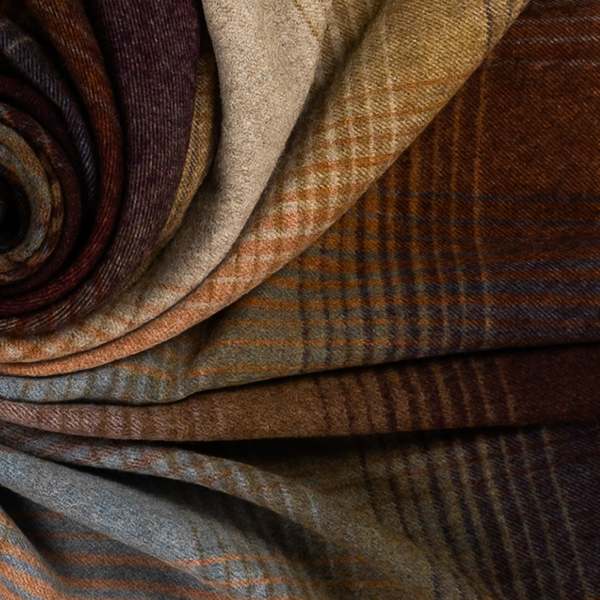 Prince of Scots Highland Tweeds Shetland Lambswool Throw - Ombre Burgundy