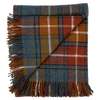 Prince of Scots Highland Tweeds Shetland Lambswool Throw - Antique Buchanan - Thumbnail 2