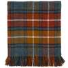 Prince of Scots Highland Tweeds Shetland Lambswool Throw - Antique Buchanan - Thumbnail 5