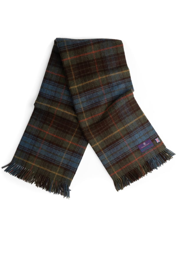 Prince of Scots Highland Tweeds Shetland Lambswool Throw