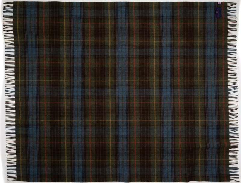 Prince of Scots Highland Tweeds Shetland Lambswool Throw