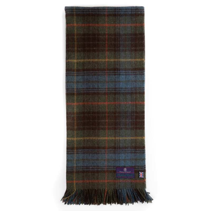 Prince of Scots Highland Tweeds Shetland Lambswool Throw