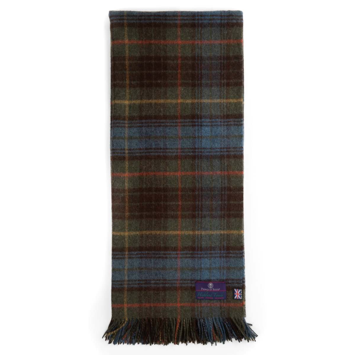Prince of Scots Highland Tweeds Shetland Lambswool Throw - Image 4 of 9