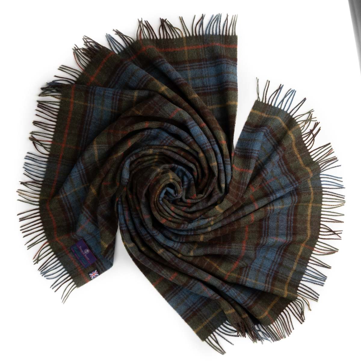Prince of Scots Highland Tweeds Shetland Lambswool Throw - Image 7 of 9