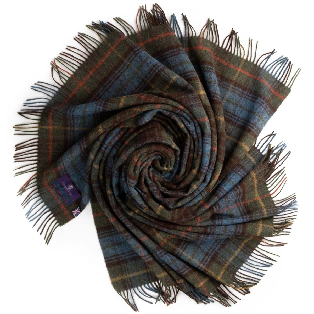Prince of Scots Highland Tweeds Shetland Lambswool Throw - Image 9 of 9
