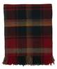 Prince of Scots Highland Tweeds Shetland Lambswool Throw - Dark Maple - Thumbnail 3