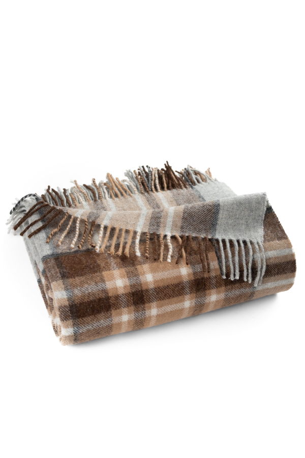 Prince of Scots Highland Tweeds Shetland Lambswool Throw - Mckeller