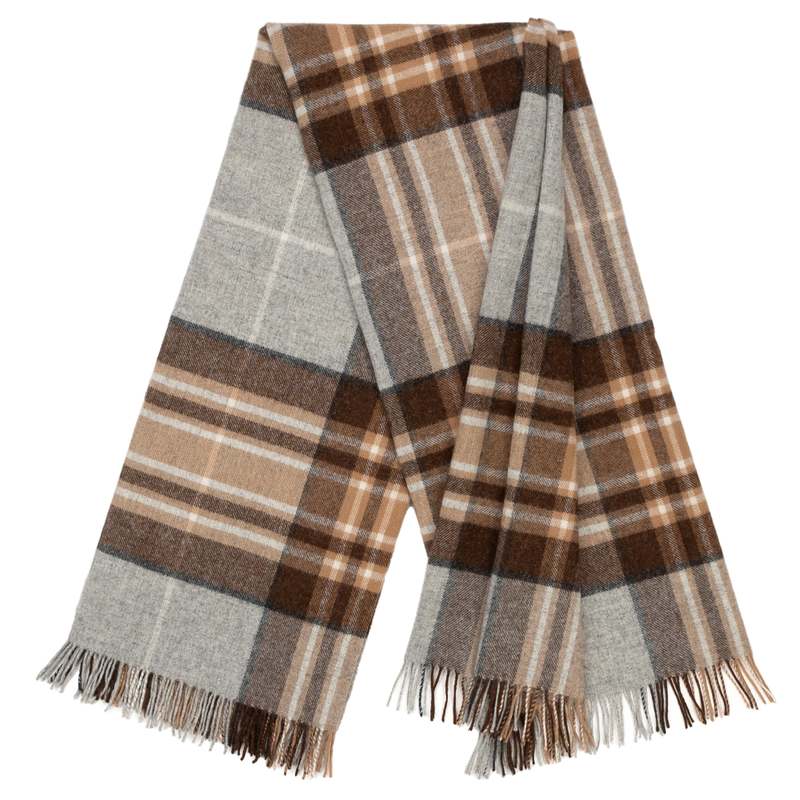 Prince of Scots Highland Tweeds Shetland Lambswool Throw - Mckeller