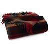 Prince of Scots Highland Tweeds Shetland Lambswool Throw - Red Maple - Thumbnail 2