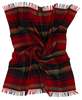Prince of Scots Highland Tweeds Shetland Lambswool Throw - Red Maple - Thumbnail 6