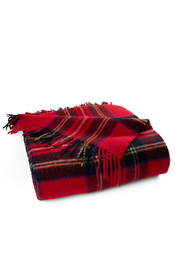 Prince of Scots Highland Tweeds Shetland Lambswool Throw