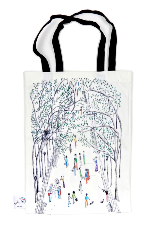 Natchie Literary Walk Tote Bag