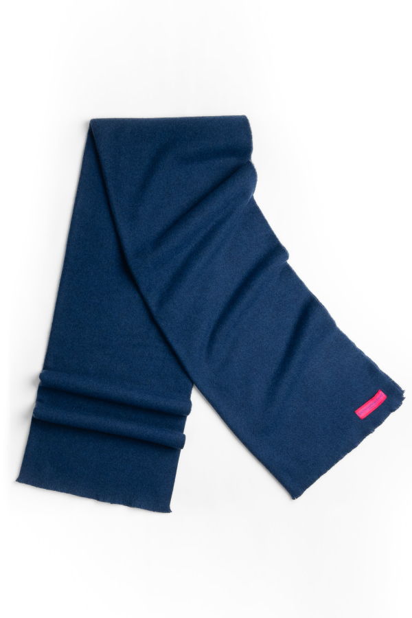 Prince of Scots Luxury Cashmere Throw - Royal Blue