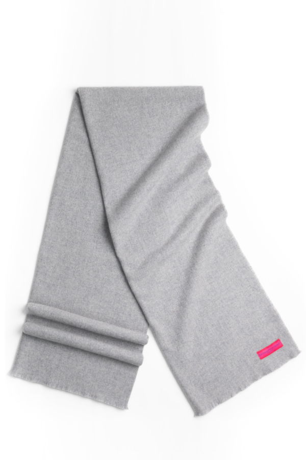 Prince of Scots Luxury Cashmere Throw - Silver