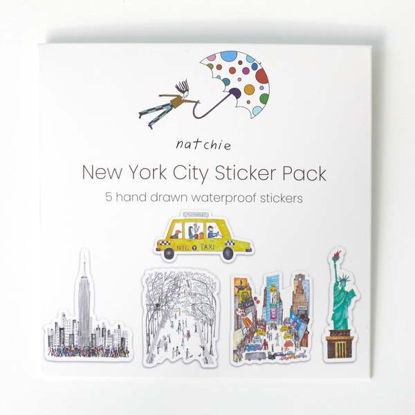 Natchie New York City Sticker Pack Stickers
