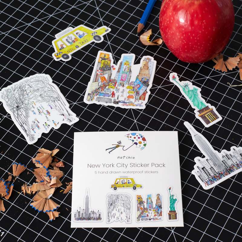 Natchie New York City Sticker Pack Stickers