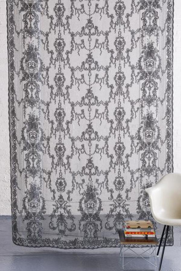 Prince of Scots The Linda Premium Sheer Curtain Panel - Silver