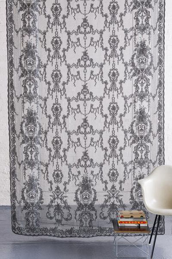 Prince of Scots The Linda Premium Sheer Curtain Panel - Silver