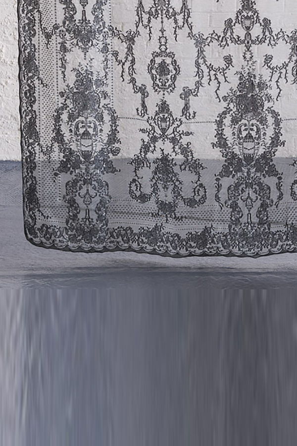 Prince of Scots The Linda Premium Sheer Curtain Panel - Silver