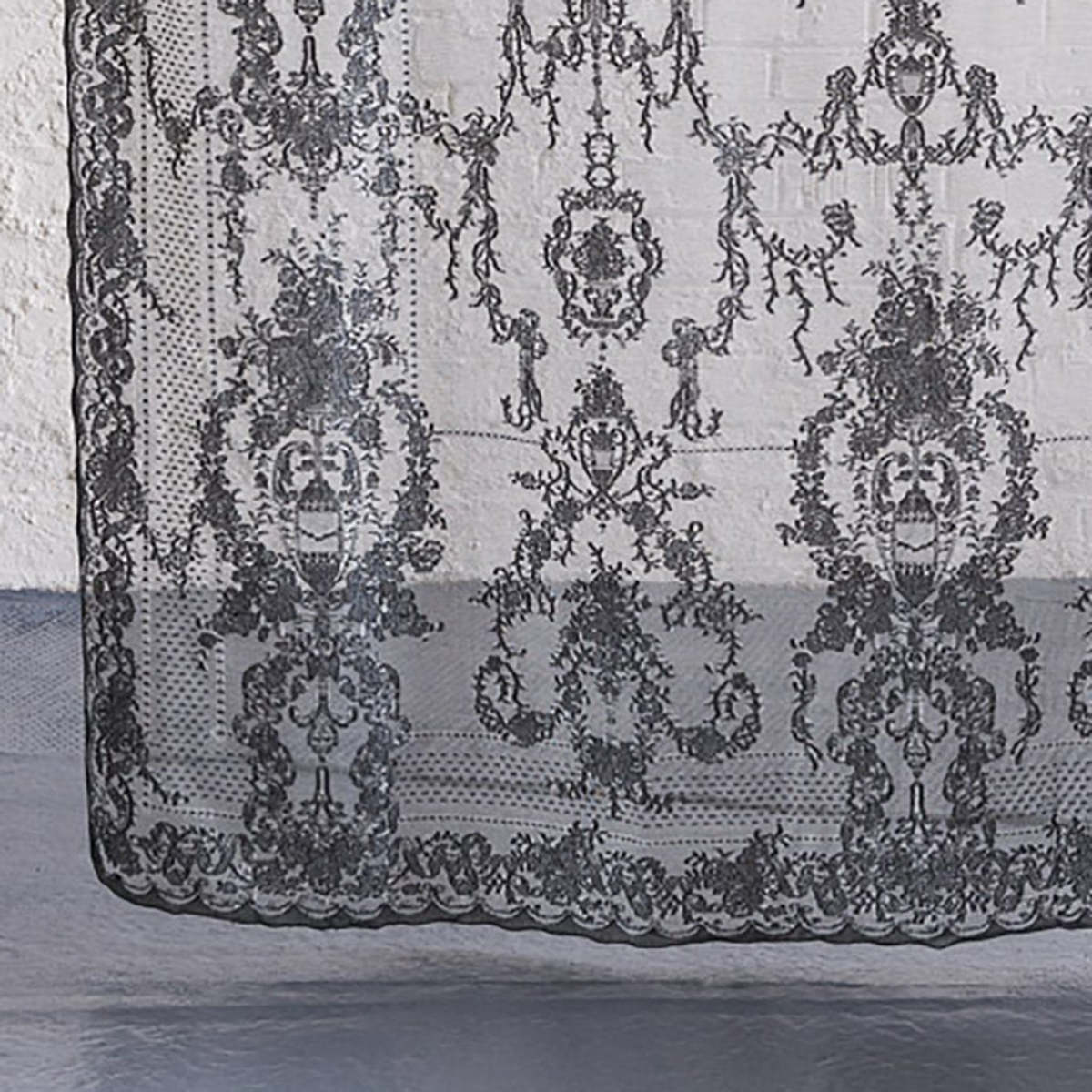 Prince of Scots The Linda Premium Sheer Curtain Panel - Silver - Image 2 of 4