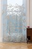 Prince of Scots Premium Sheer Panels: The Paradiso Curtain Panel - Turquoise - Thumbnail 1