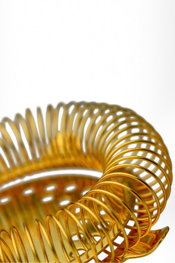 Prince of Scots 4-Prong Strainer - 24K Gold-Plate