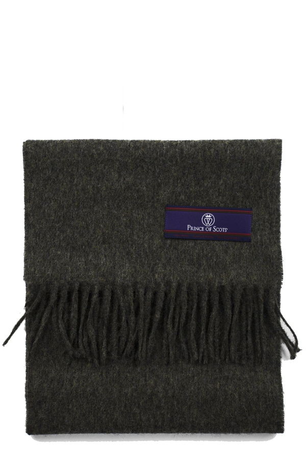 Prince of Scots Fringed Merino Wool Scarf