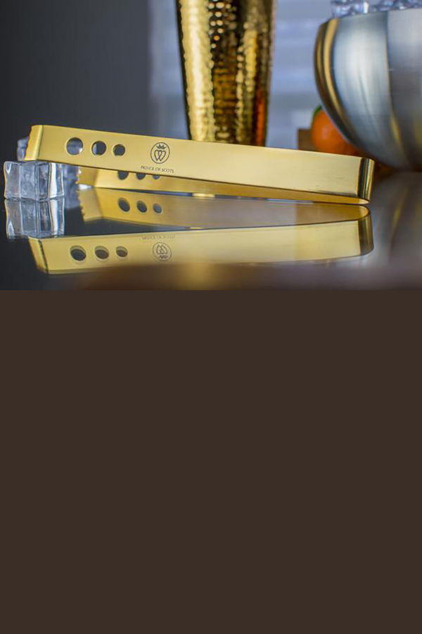 Prince of Scots Ice Tongs - Gold