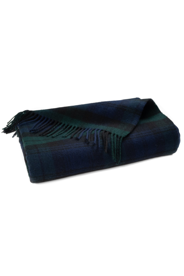 Prince of Scots Highland Tartan Tweed Merino Wool Throw