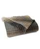 Prince of Scots Highland Tweeds Shetland Lambswool Throw - Ombre Natural - Thumbnail 3