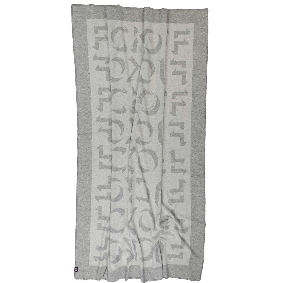 Prince of Scots Merino Wool Fleece Throw - Natural Expletive - Image 3 of 8