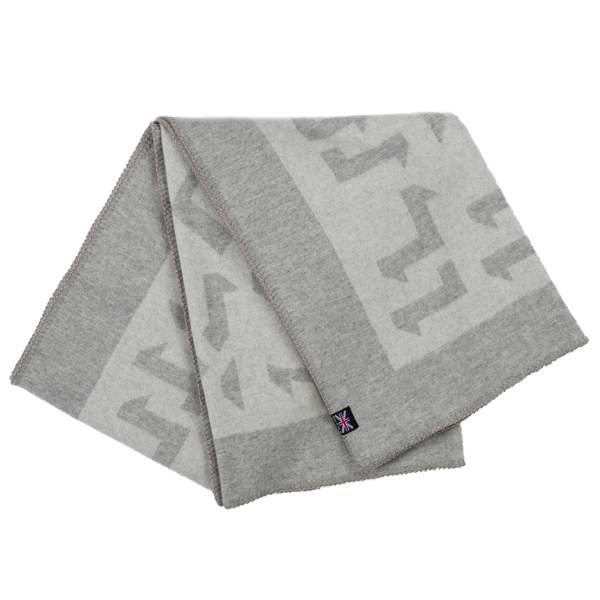 Prince of Scots Merino Wool Fleece Throw - Natural Expletive