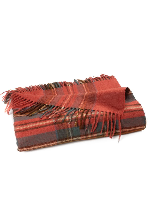 Prince of Scots Merino Wool Throw - Antique Royal Stewart