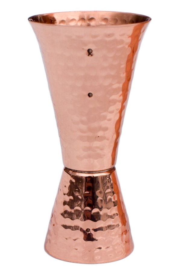 Prince of Scots Premium Hammered Double Sided Jigger - Copper