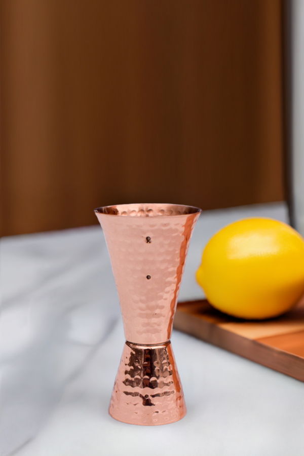 Prince of Scots Premium Hammered Double Sided Jigger - Copper