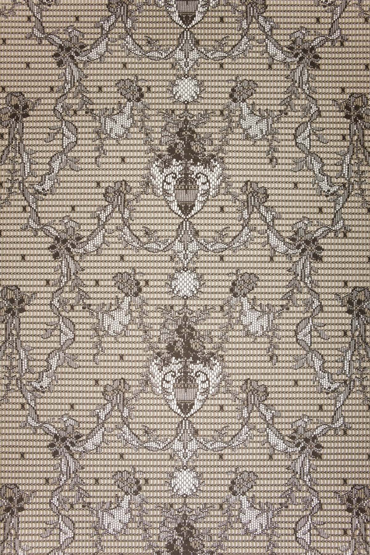 Prince of Scots Ribbon Damask Paper Lace Vinyl Wallpaper - Image 1 of 7