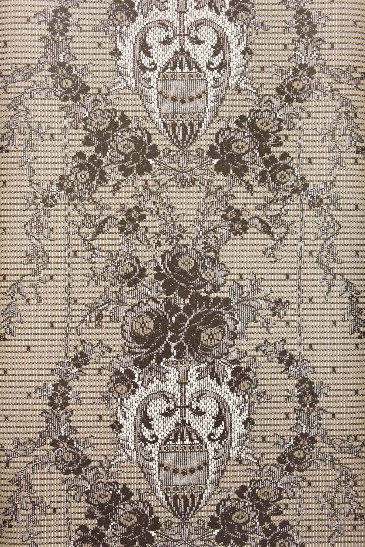 Prince of Scots Rose Damask Paper Lace Vinyl Wallpaper - Image 1 of 7