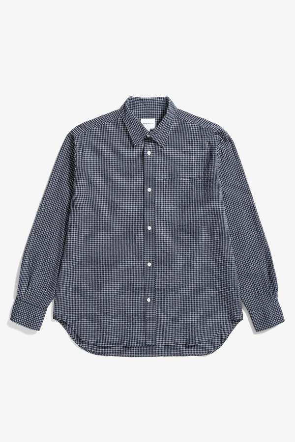Norse Projects Espevik Check Oversized Shirt