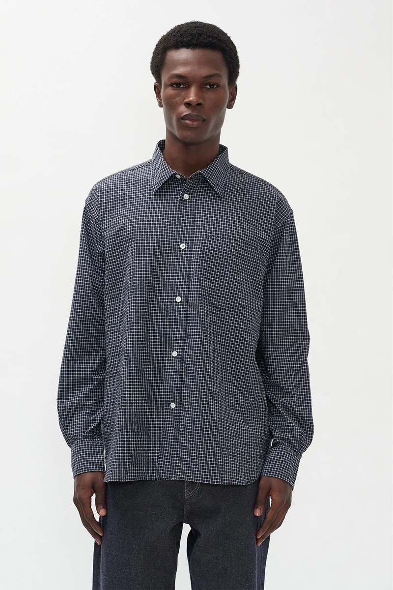 Norse Projects Espevik Check Oversized Shirt